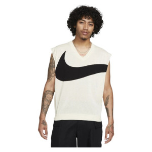 Жилетка Nike Swoosh Sweater Vest 'Coconut Milk/Black' Fd2873-113 (Оригінал)