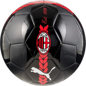 М'яч футбольний Puma ACM Prematch Ball чорний, червоний 084544-07 (Оригінал)