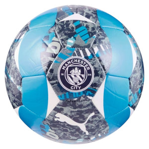 М'яч футбольний Puma MCFC Prematch Ball сірий, блакитний 084548-74 (Оригінал)