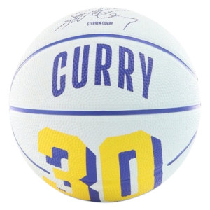 Баскетбольный Мяч Wilson NBA Player Icon Mini Bskt Curry White WZ4007401XB3 (Оригинал)