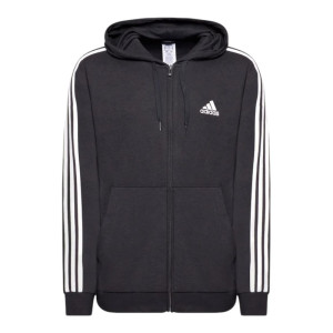 Кофта Adidas Essentials French Terry 3-Stripes Full-Zip Hoodie GK9032 (Оригінал)