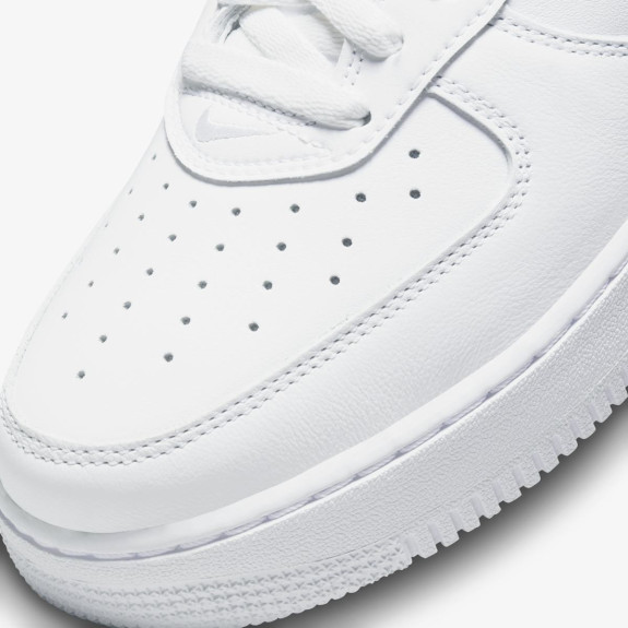 Кроссовки Nike Air Force 1 Low Retro Anniversary Edition Triple White DJ3911-100 (Оригинал) - фото №5