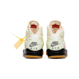 Кросівки Jordan 5 Retro Off-White DH8565-100 (Оригінал)