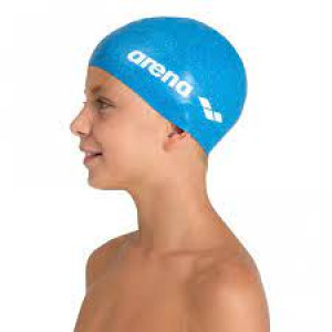 Шапка для плавання Arena SILICONE JR CAP блакитний 006360-904 (Оригінал)