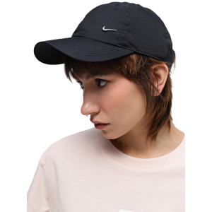 Кепка Nike Dri-Fit Club Cap Metal Swoosh Чорний 1Size Fb5064-010 (Оригінал)