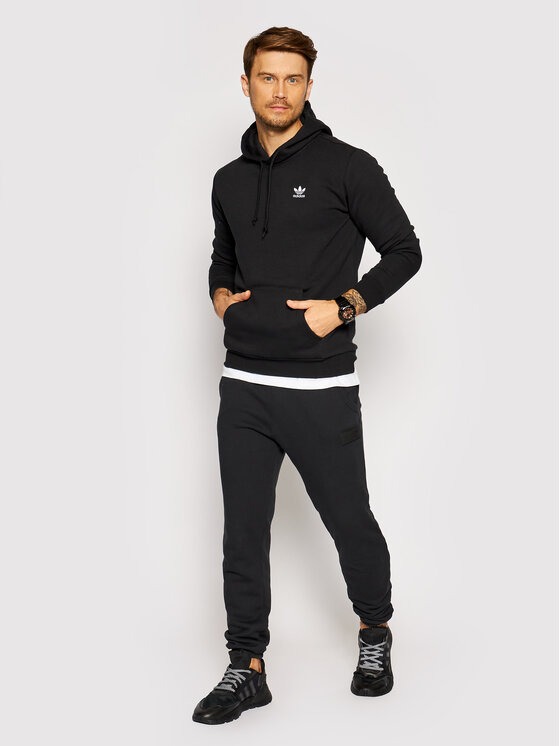 Кофта Adidas Adicolor Essentials Trefoil Hoodie Black H34652 (Оригинал)  купить в Украине, Киеве | Football Mall